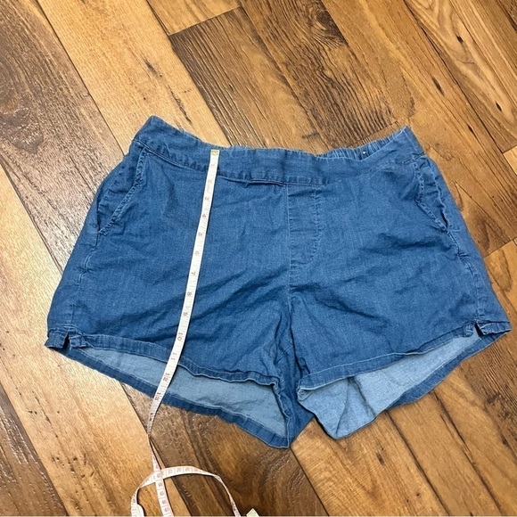 Torrid Blue Chambray Pull-On Shorts Size 0 Y - Picture 7 of 7